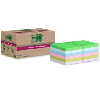 POST-IT SS Recycled notes 47, 6x47, 6mm assorteret 12stk (7100284780)
