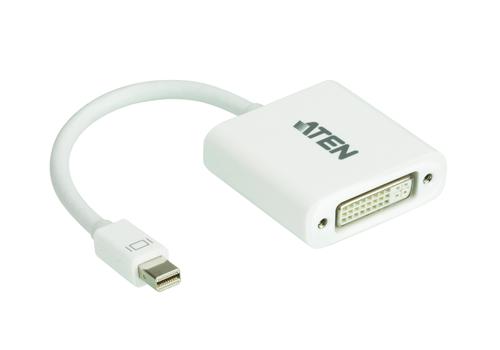 ATEN mini DisplayPort till DVI-D Single Link adapter, 20-pin ha - 24+5-pin ho, 0 (VC960)