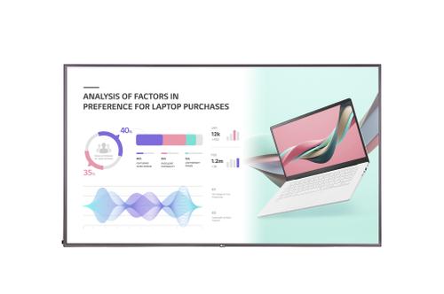 LG 75UH5J-M Signage Display 75inch UH5 Series IPS UHD 500cd/m2 24/7 Haze webOS Speaker wifi (75UH5J-M)