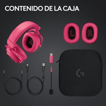 LOGITECH HEADSET PRO X 2 LIGHTSPEED WRLS MAGENTA 2.4GHZ N/A EMEA28-935 ACCS (981-001275)
