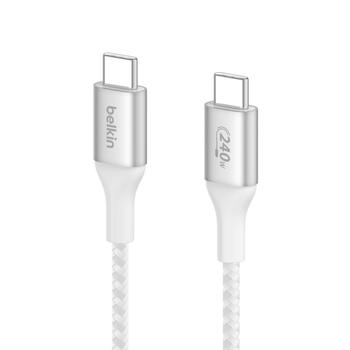 BELKIN BOOST CHARGE USB-C TO USB-C 240W 2M WHITE CABL (CAB015BT2MWH)