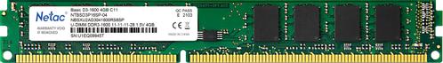 NETAC Basic DDR3-1600 4G C11 (NTBSD3P16SP-04)