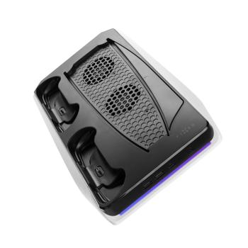FIXED PS5 Multifunctional Station Cool-Charge-Store B/W (FIXPS5-MCS-BW)