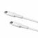 FIXED LIQUID Silicone cable 60W USB-C/C 2m White (FIXDLS-CC2-WH)