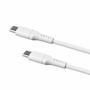 FIXED LIQUID Silicone cable 60W USB-C/C 1.2m White (FIXDLS-CC12-WH)