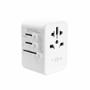 FIXED Travel Adapter EU/ UK/ USA/ AUS USB-A/ USB-C 65W White (FIXCT65-3C2A-WH)