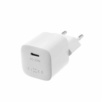 FIXED Mini Charger USB-C PD 20W + USB-C/ Lightning White (FIXC20M-CL-WH)