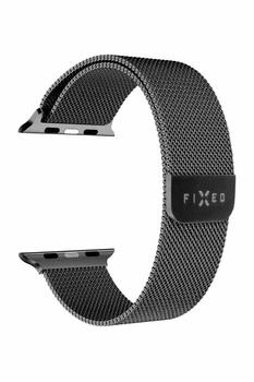 FIXED älykellon mesh-ranneke,  Apple Watch 42 / 44 / 45 / 49 mm, musta (FIXMEST-434-BK)