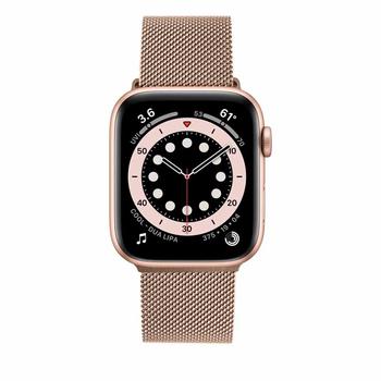 FIXED älykellon mesh-ranneke,  Apple Watch 38 / 40 / 41 mm, ruusukulta (FIXMEST-436-RG)