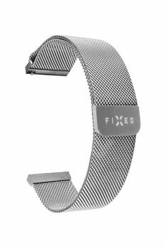 FIXED Mesh Strap for Smartwatch Universal 22mm Silver (FIXMEST-22MM-SL)