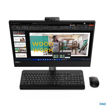 LENOVO o ThinkCentre M70a Gen 3 11VL - All-in-one - with Full Function Monitor stand - Core i5 12500 / 3 GHz - RAM 8 GB - SSD 256 GB - TCG Opal Encryption,  NVMe, Value - DVD-Writer - UHD Graphics 770 - GigE  (11VL001MUK)