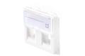 LANVIEW EURO OUTLET 45x45 - 2-PORT