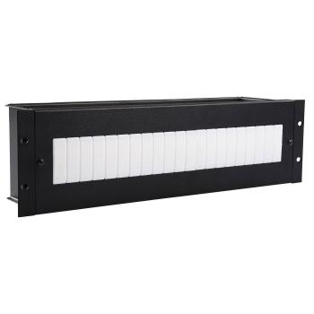 LANVIEW 3U 19" ELECTRICAL/ DIN RAIL (RAX630BL)