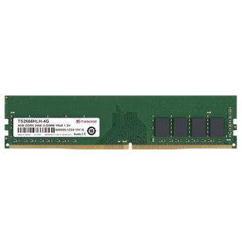 TRANSCEND 4GB DDR4 2666MHZ U-DIMM 1RX8 512MX8 CL19 1.2V MEM (TS2666HLH-4G)