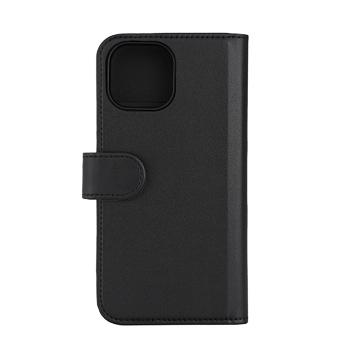 DELTACO Wallet case, 2-in-1, iPhone 15, magnetic cover, black (MCASE-WIP1561)