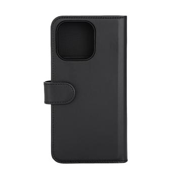 DELTACO Wallet case, 2-in-1, iPhone 15 Pro Max, magnetic cover, black (MCASE-WIP15P67)