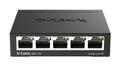 D-LINK 5-port 10/ 100/ 1000 Gigabit Metal Housing Desktop Switch (DGS-105/E)