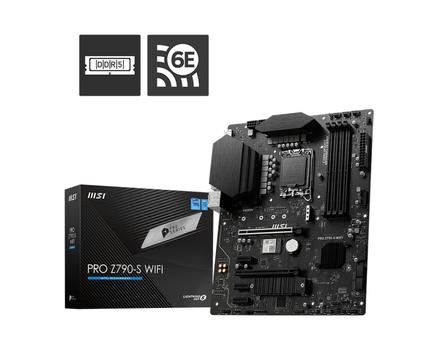 MSI PRO Z790-S WIFI LGA1700 4xDDR5 ATX MB 4xSATA 2xM.2 (PRO Z790-S WIFI)