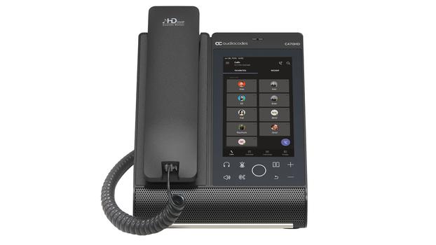 AUDIOCODES Teams C470HD Total Touch IP Phone PoE GbE with integrated BT and Dual Band WiFi (TEAMS-C470HD-DBW)
