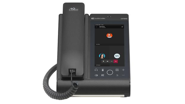 AUDIOCODES Teams C470HD Total Touch IP Phone PoE GbE with integrated BT and Dual Band WiFi (TEAMS-C470HD-DBW)