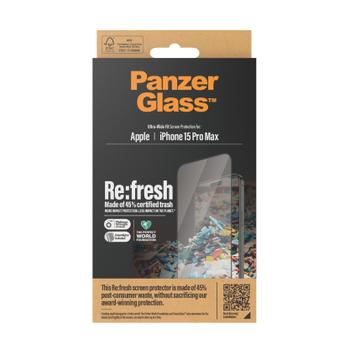 PanzerGlass Screen Protector Recycled Glass clear iP15 Ultra (2824)