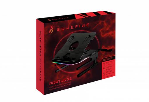 SUREFIRE Portus X2 Multi-Function Foldable Stand with RGB (48843)