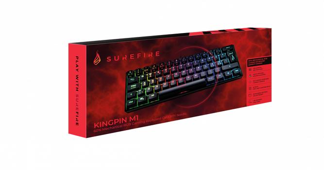 SUREFIRE KingPin M1 60% Mech. Gaming RGB Keyboard QWERTY (No (48714)