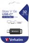 VERBATIM USB Drive 3.2 Gen 1 128GB Retractable USB-C (49459)