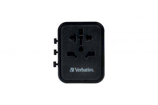 Verbatim UTA-02 Univ. Travel Adapter 1 xUSB-C PD 20W/1 xUSB-A QC 3.0 ACCS (49544)