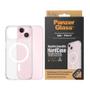 PanzerGlass iPhone 15 HardCase Deksel (gjennomsiktig) Mobildeksel av resirkulert plast og D30 Bio, med MagSafe (1180)