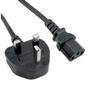 OpenGear Power cable IEC to UK 3pin, Black 1.8m for CM7100, IM7200 and OM2200