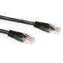 ACT UTP Patch Cat.6 -  0,25 m Sort Nettverkskabel 250MHz 24AWG