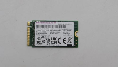 LENOVO 128GB M.2 2242 SSD with PCIe  (5SS0W79483)