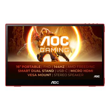 AOC Portable Tv/ Monitor Portable  (16G3)