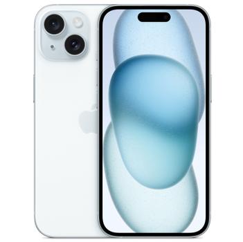 APPLE iPhone 15 512GB (blå) Smarttelefon,  6,1" Super Retina XDR-skjerm,  48+12MP kamera, IP68, 5G (MTPG3QN/A)