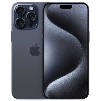 APPLE iPhone 15 Pro Max 256GB (blå titan) Smarttelefon,  6,7'' Super Retina XDR-skjerm,  48+12+12MP kamera, IP68, 5G (MU7A3QN/A)