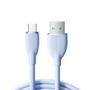 Joyroom 3A USB-A to USB-C Coloful Silicone Fast Charging Cable 1.2m - Blue