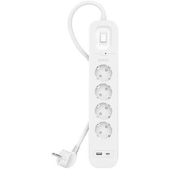 BELKIN SURGE 4OT 525J 18W USB A+C (SRB001VF2M)