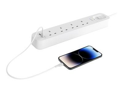 BELKIN SURGE 4OT 525J 18W USB A+C (SRB001VF2M)
