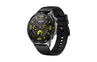 Huawei Watch GT 4 - rustfritt stål - smartklokke med stropp - svart (55020BGS)