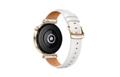 HUAWEI WATCH GT4 41MM CLASSIC GOLD STAINLESS CASE/ WHITE LEATHE CONS (55020BJB)