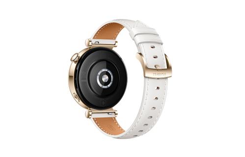 HUAWEI WATCH GT4 41MM CLASSIC GOLD STAINLESS CASE/ WHITE LEATHE CONS (55020BJB)