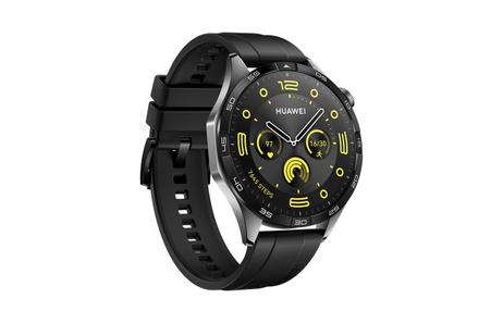 Huawei Watch GT 4 - rustfritt stål - smartklokke med stropp - svart (55020BGS)