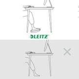 LEITZ Ergo justerbar fotstøtte (65030085)