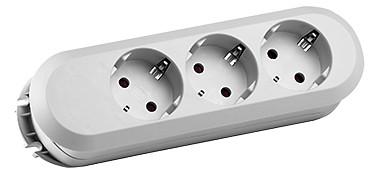 BACHMANN SMART 3xSchuko, wt, without (385.270)