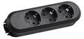 BACHMANN SMART 3xSchuko, bk, without