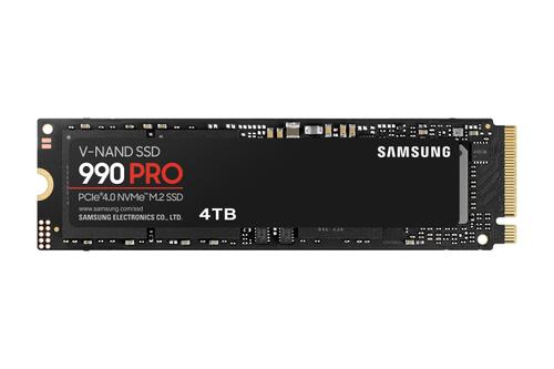 SAMSUNG 990 PRO 4TB SSD PCIe 4.0 x4 NVMe 2.0 M.2 2280 (MZ-V9P4T0BW)