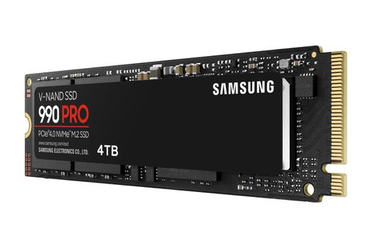Samsung 990 Pro 4TB SSD PCIe 4.0 NVMe M.2 (MZ-V9P4T0BW)