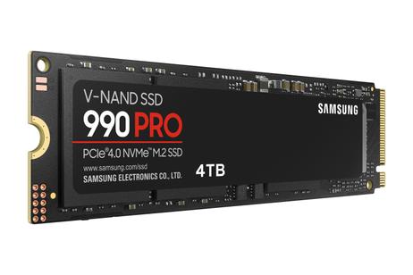 Samsung 990 Pro 4TB SSD PCIe 4.0 NVMe M.2 (MZ-V9P4T0BW)