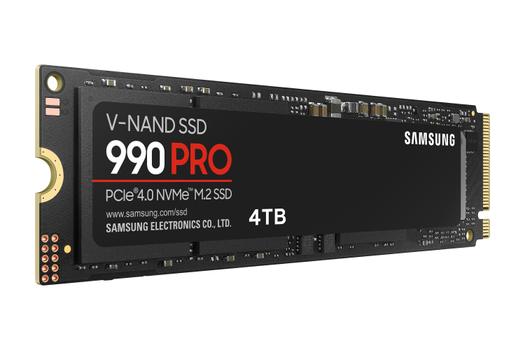 Samsung 990 Pro 4TB SSD PCIe 4.0 NVMe M.2 (MZ-V9P4T0BW)